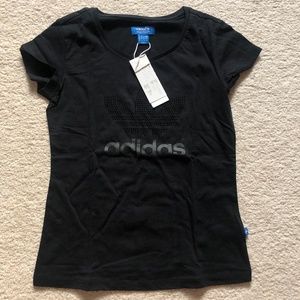 Adidas black t-shirt, size: S
